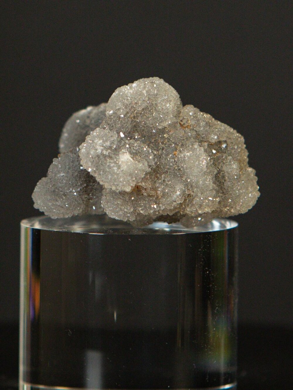 Natural Grey Druzy Quartz Stalactite Cluster 74g